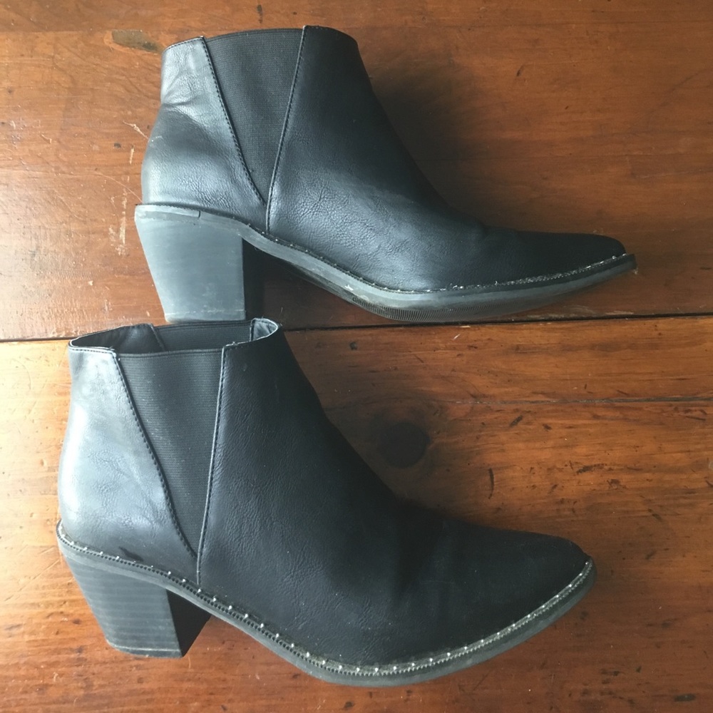 Universal Thread Faux Leather Studded Booties